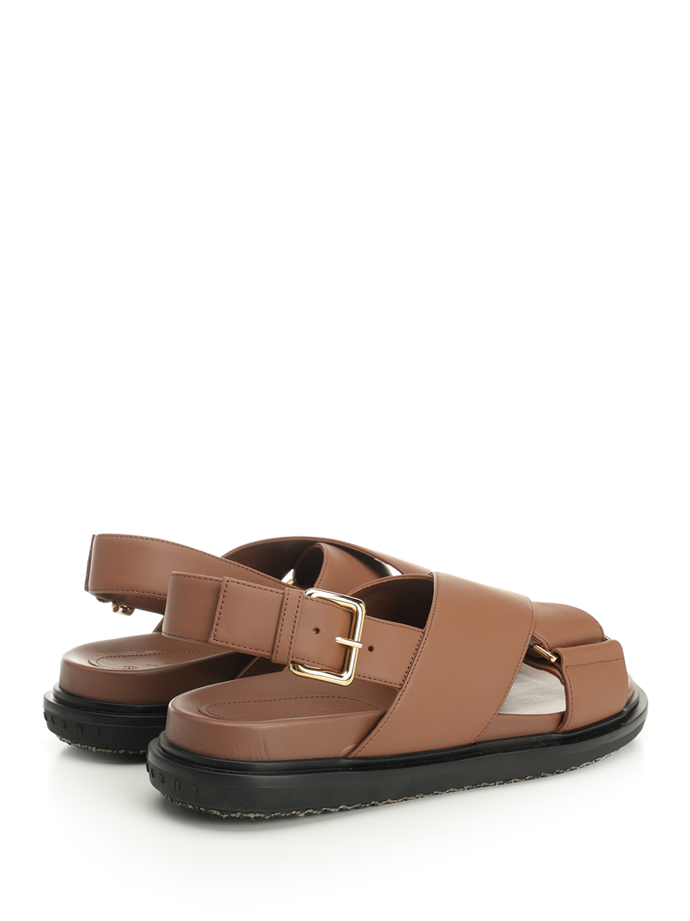 Brown leather "Footbed" FBMS015701P3614ZO238 (Marni / サンダル ) | Marni (マルニ)(2)