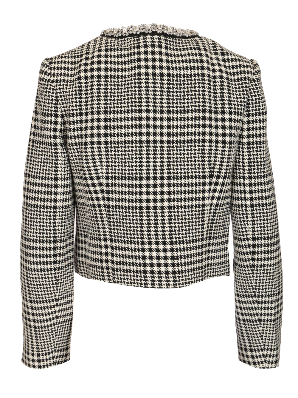 Wool houndstooth tailored jacket PF25111JBWBLACK (self-portrait / ブレザー・ジャケット ) | self-portrait (セルフ・ポートレイト)(1)