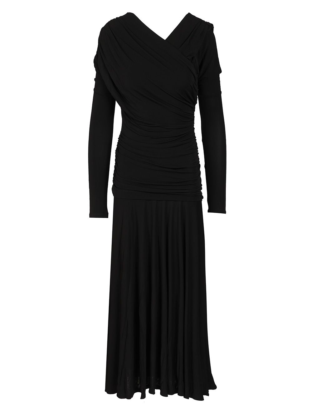 Ruffled dress T4213099 (GANNI / ワンピース・ドレス・オールインワン ) | GANNI (ガニー)