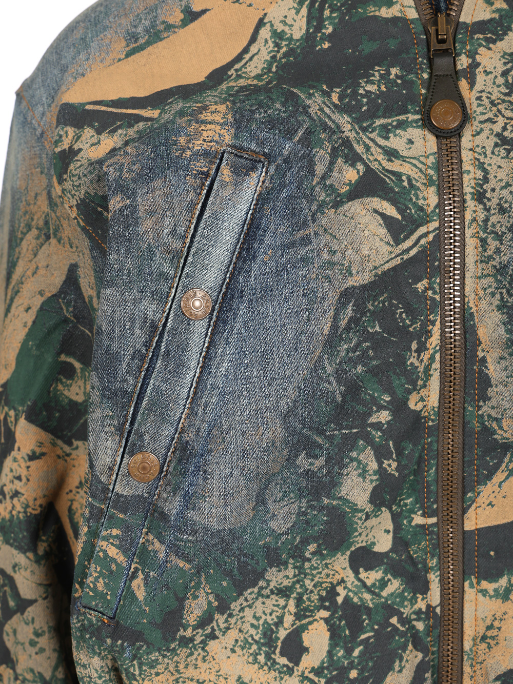 DENIM BOMB JACKET WITH CAMO DETAILS B90807700 (Acne Studios / カジュアルジャケット ) | Acne Studios (アクネ ストゥディオズ)(3)