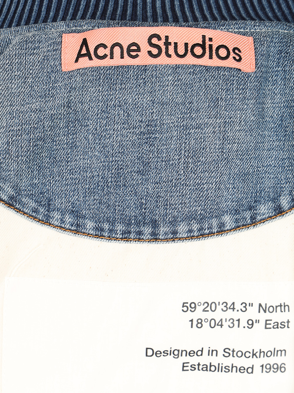 DENIM BOMB JACKET WITH CAMO DETAILS B90807700 (Acne Studios / カジュアルジャケット ) | Acne Studios (アクネ ストゥディオズ)(5)