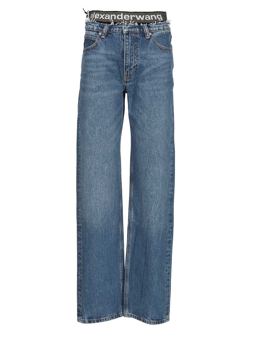 Indigo EZ jeans with integrated design 4DC3254752473 (alexanderwang / ジーンズ ) | alexanderwang (アレキサンダーワン)