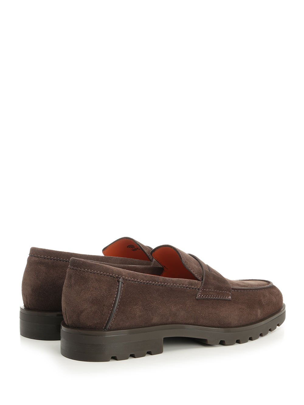 Suede moccasin with rubber sole MGDC18610DTRBSEYT50T50 (Santoni / ローファー ) | Santoni (サントーニ)(2)