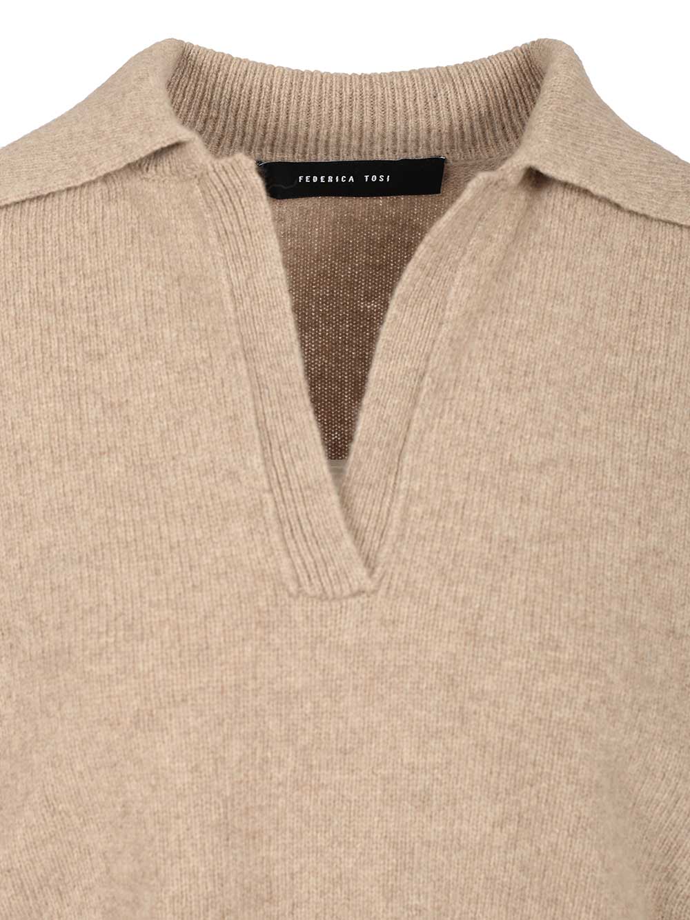 Wool and cashmere knit polo 3200435125 (FEDERICA TOSI / ニット・セーター・カーディガン ) | FEDERICA TOSI (フェデリカ トシ)(2)