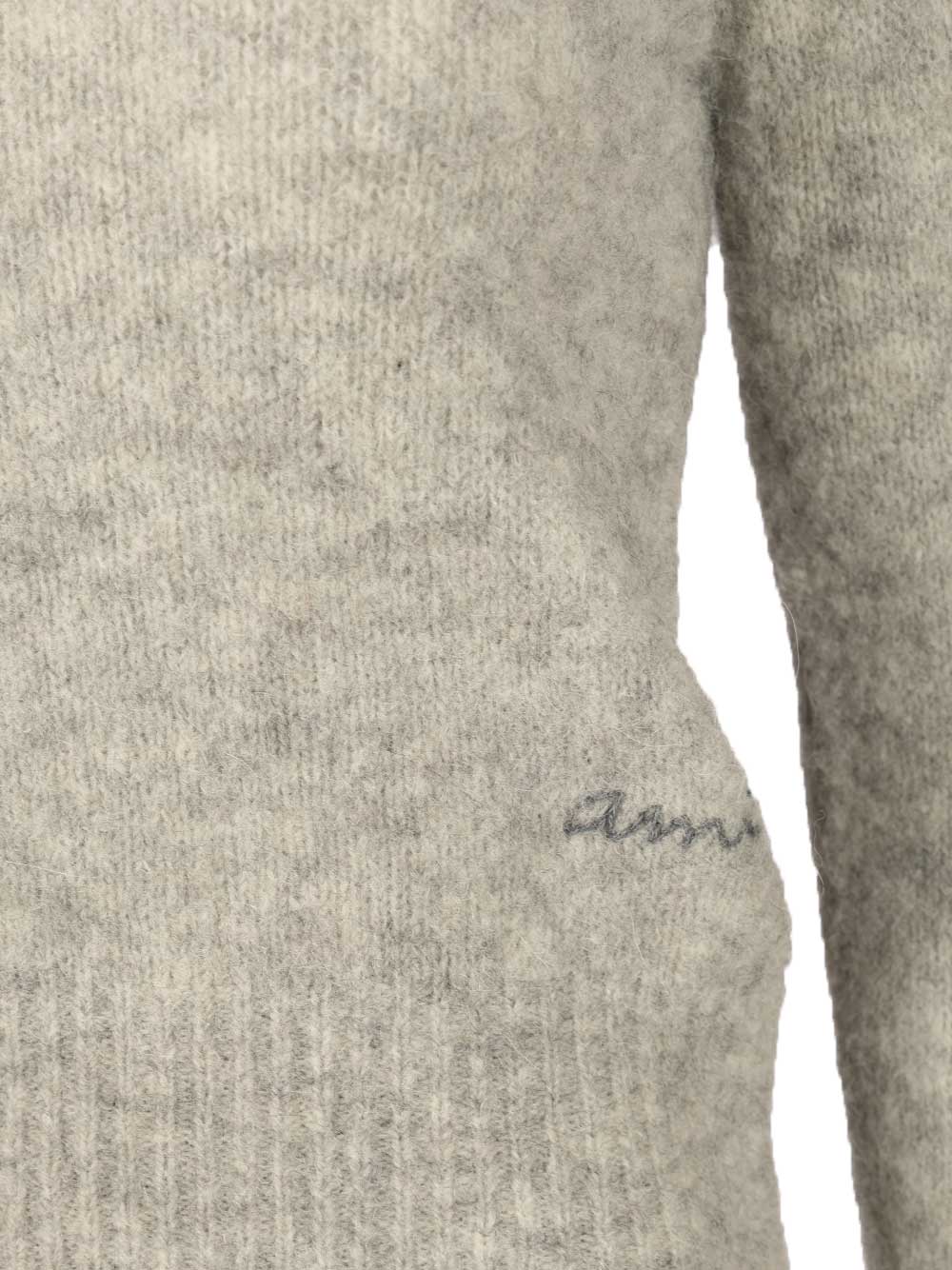 Wool and alpaca knit sweater H25FKS824KN0021050H25 (AMI Paris / ニット・セーター・カーディガン ) | AMI Paris (アミパリス)(3)