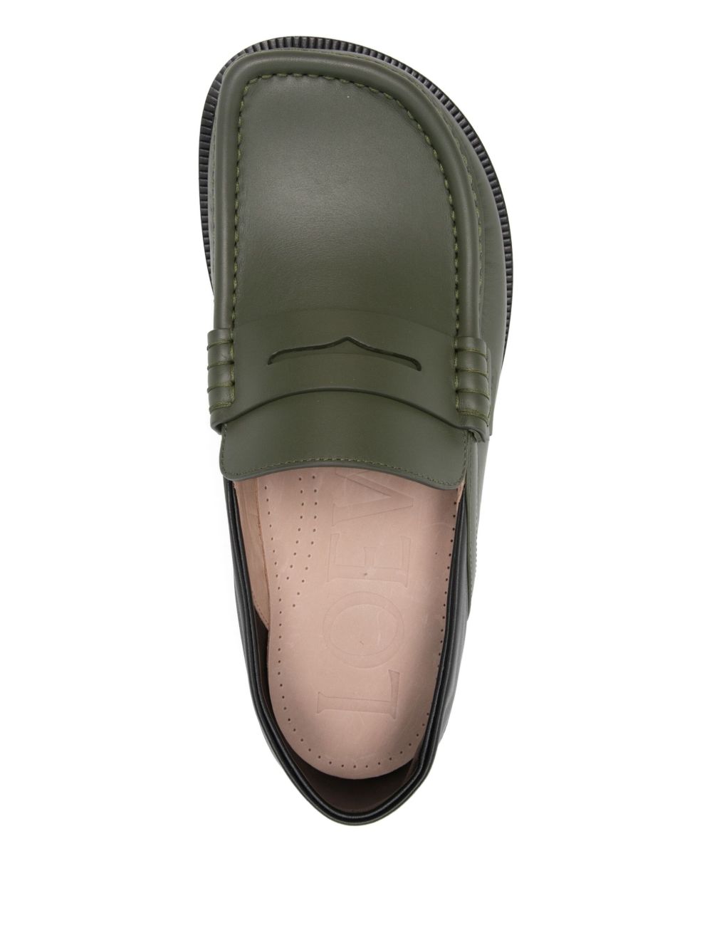 Loewe Flat shoes Green M816290X474382 (LOEWE / ローファー ) | LOEWE (ロエベ)(3)