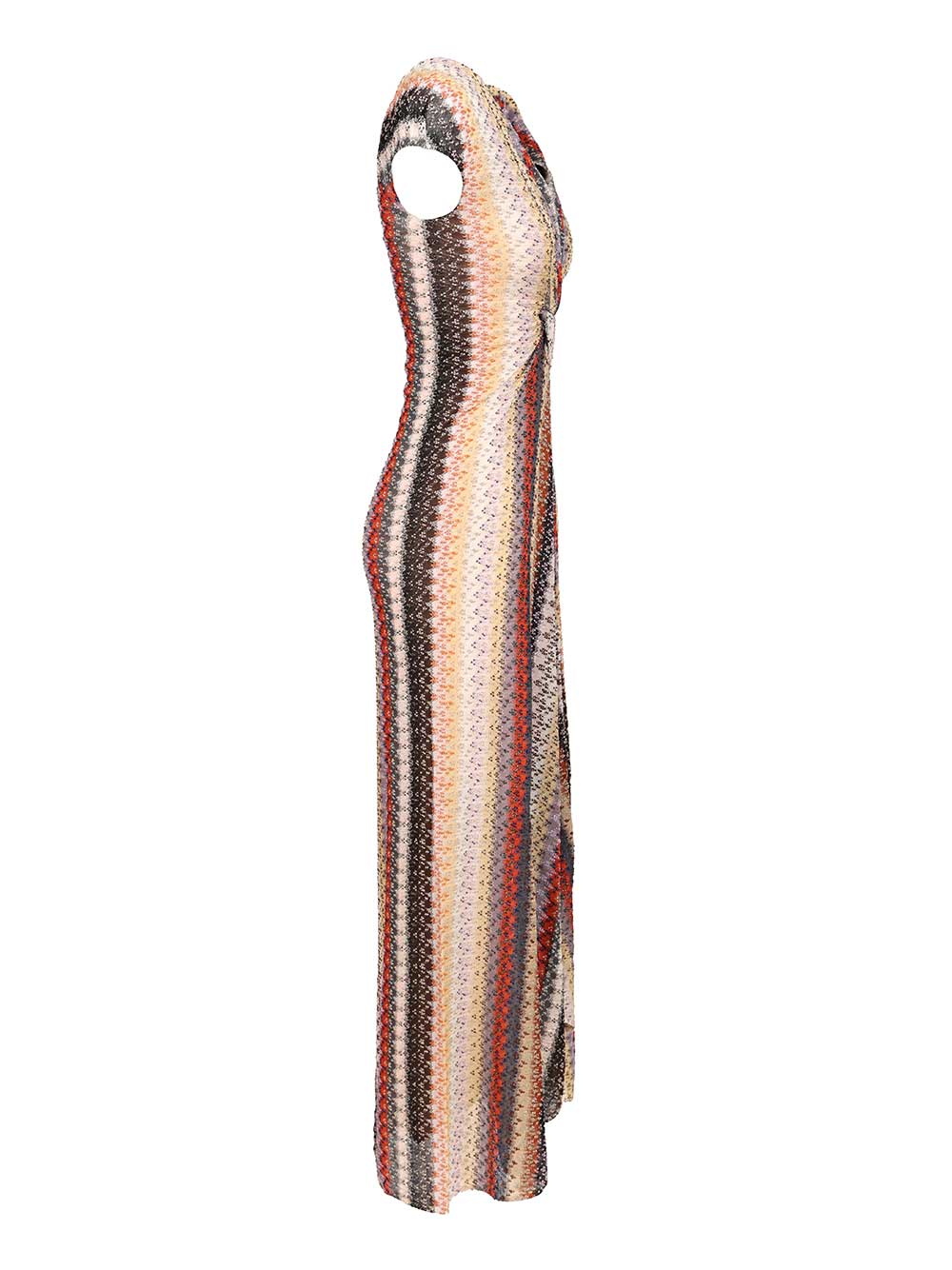 Long dress with neckline and knot DS25WG2EBR012OSM9R4 (MISSONI / ワンピース・ドレス・オールインワン ) | MISSONI (ミッソー二)(2)