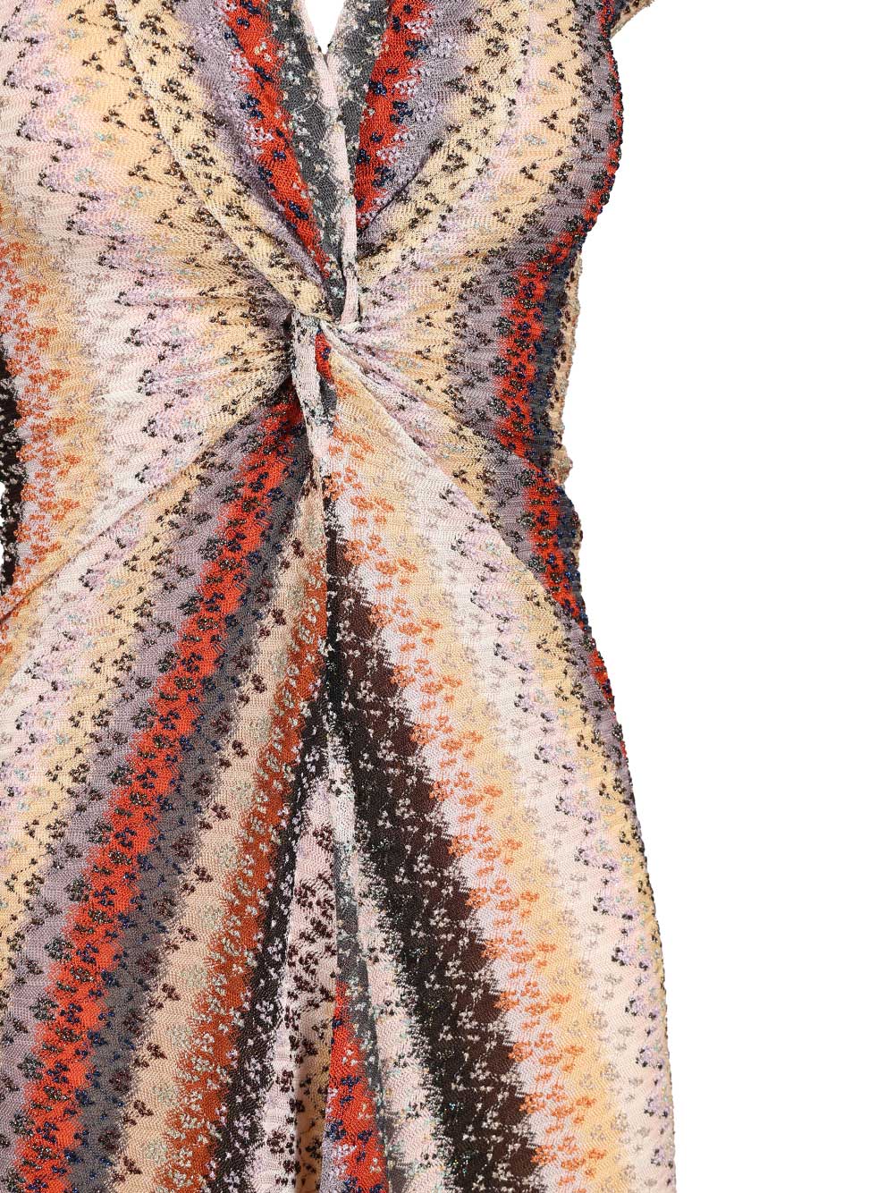 Long dress with neckline and knot DS25WG2EBR012OSM9R4 (MISSONI / ワンピース・ドレス・オールインワン ) | MISSONI (ミッソー二)(3)