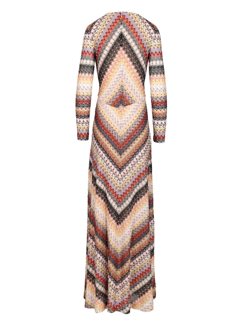 Long dress with multicolored V-neck DS25WG20BR012OSM9R4 (MISSONI / ワンピース・ドレス・オールインワン ) | MISSONI (ミッソー二)(1)