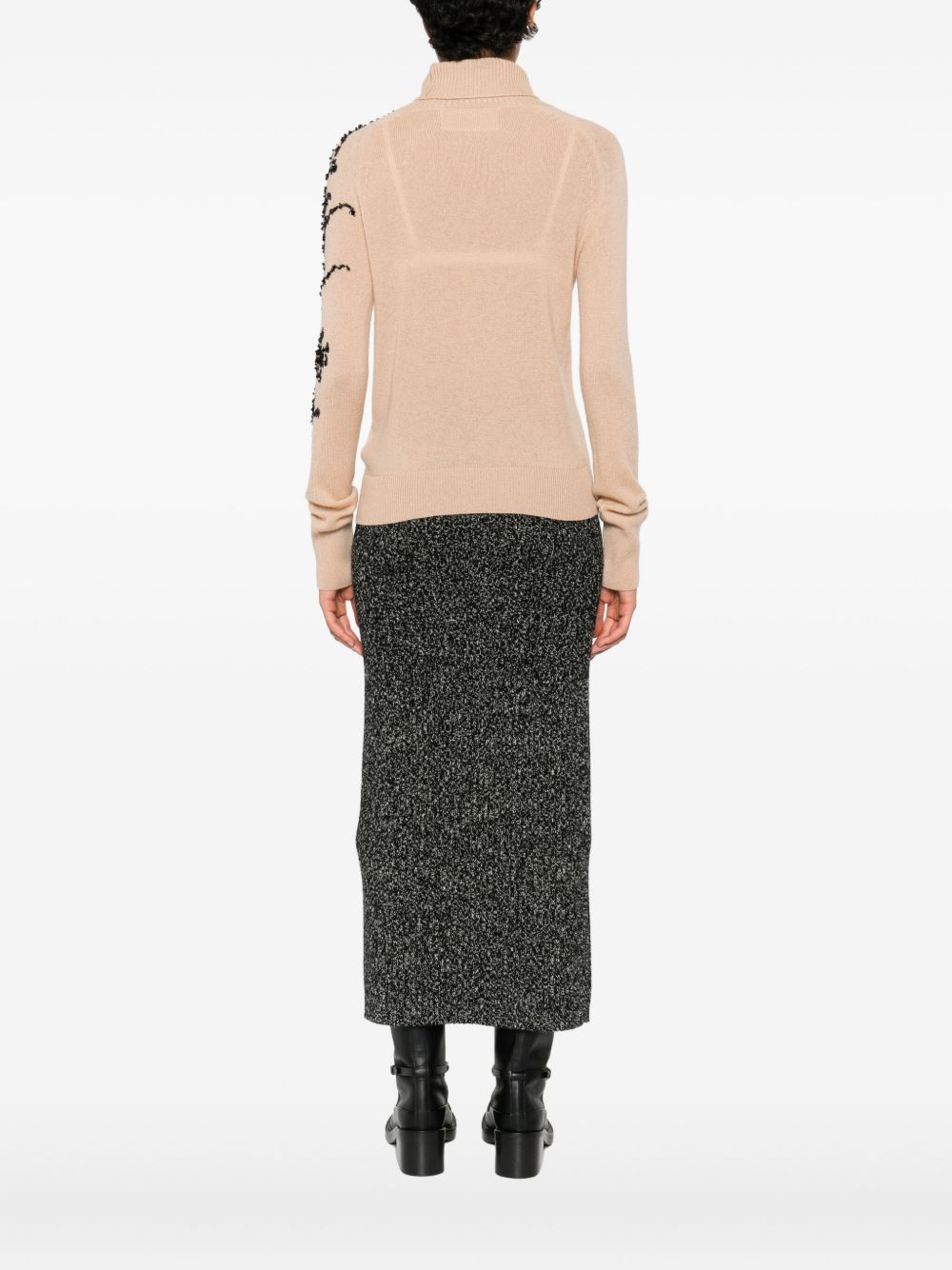 Ermanno Scervino Sweaters Beige D475M720RDCS51213 (ERMANNO SCERVINO / ニット・セーター・カーディガン ) | ERMANNO SCERVINO (エルマンノ シェルヴィーノ)(1)