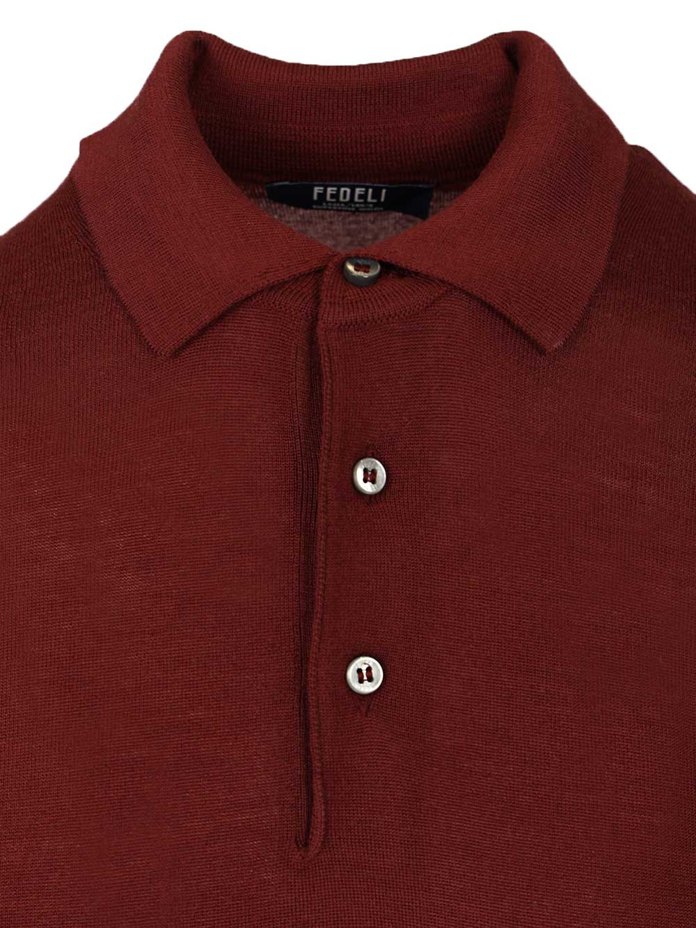 Virgin wool polo shirt MU00701534 (FEDELI / ニット・セーター・カーディガン ) | FEDELI (フェデリ)(3)