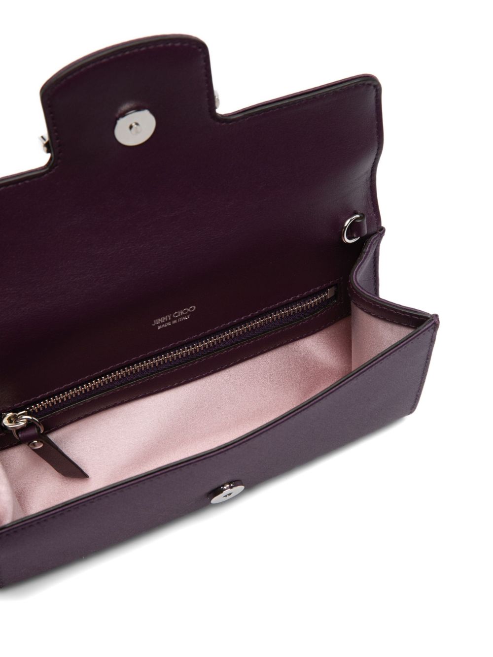 Jimmy Choo Bags.. Bordeaux BINGWALLETCHAINTCPWINTERBLOOMSILVER (JIMMY CHOO / ハンドバッグ・ショルダーバッグ ) | JIMMY CHOO (ジミー チュウ)(2)