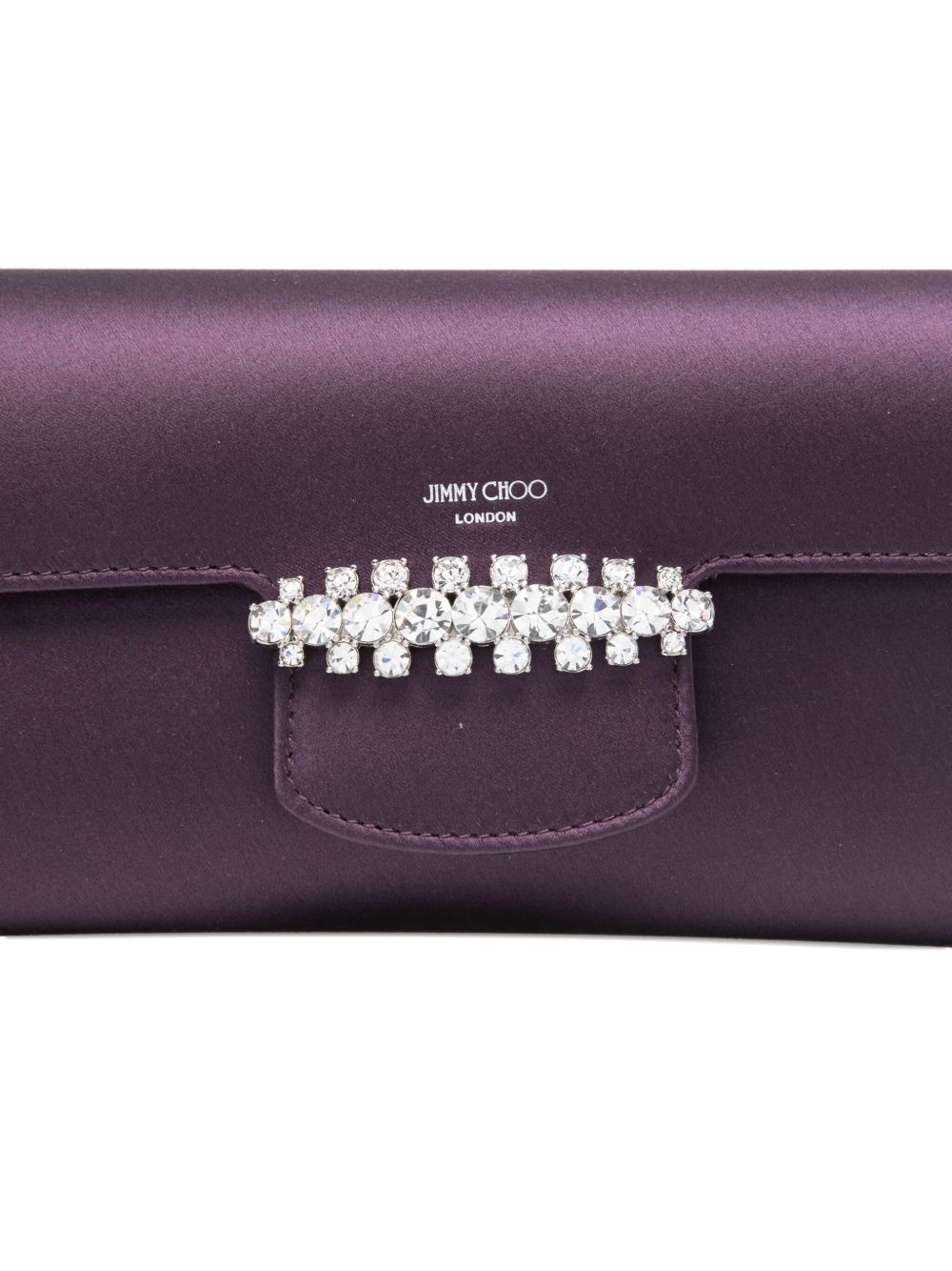 Jimmy Choo Bags.. Bordeaux BINGWALLETCHAINTCPWINTERBLOOMSILVER (JIMMY CHOO / ハンドバッグ・ショルダーバッグ ) | JIMMY CHOO (ジミー チュウ)(3)