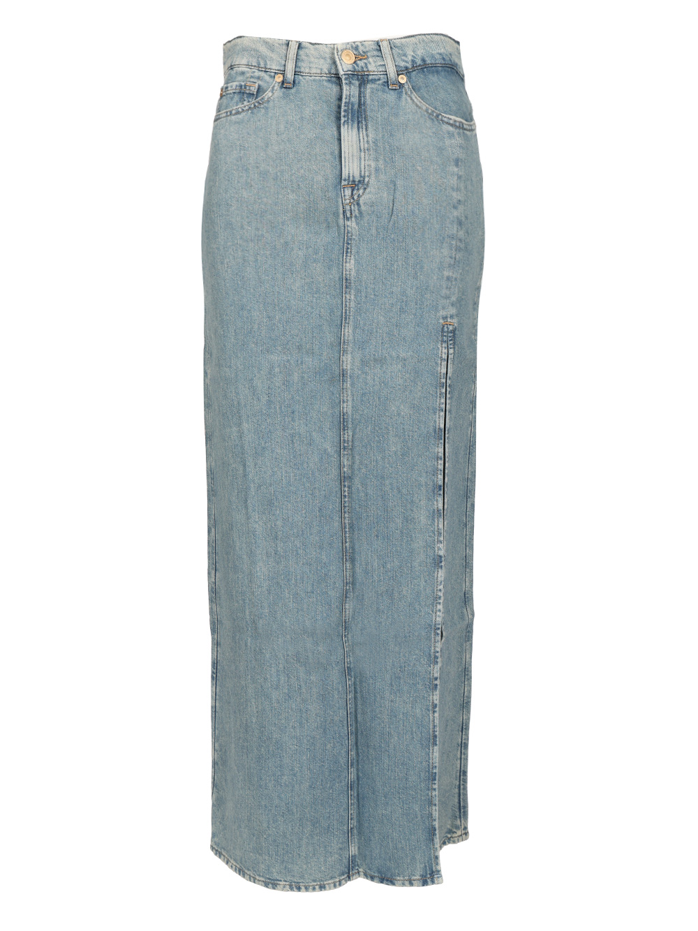 Long maxi skirt 7U028U03U7AIA (7 for all mankind / スカート ) | 7 for all mankind (セブンフォーオールマンカインド)
