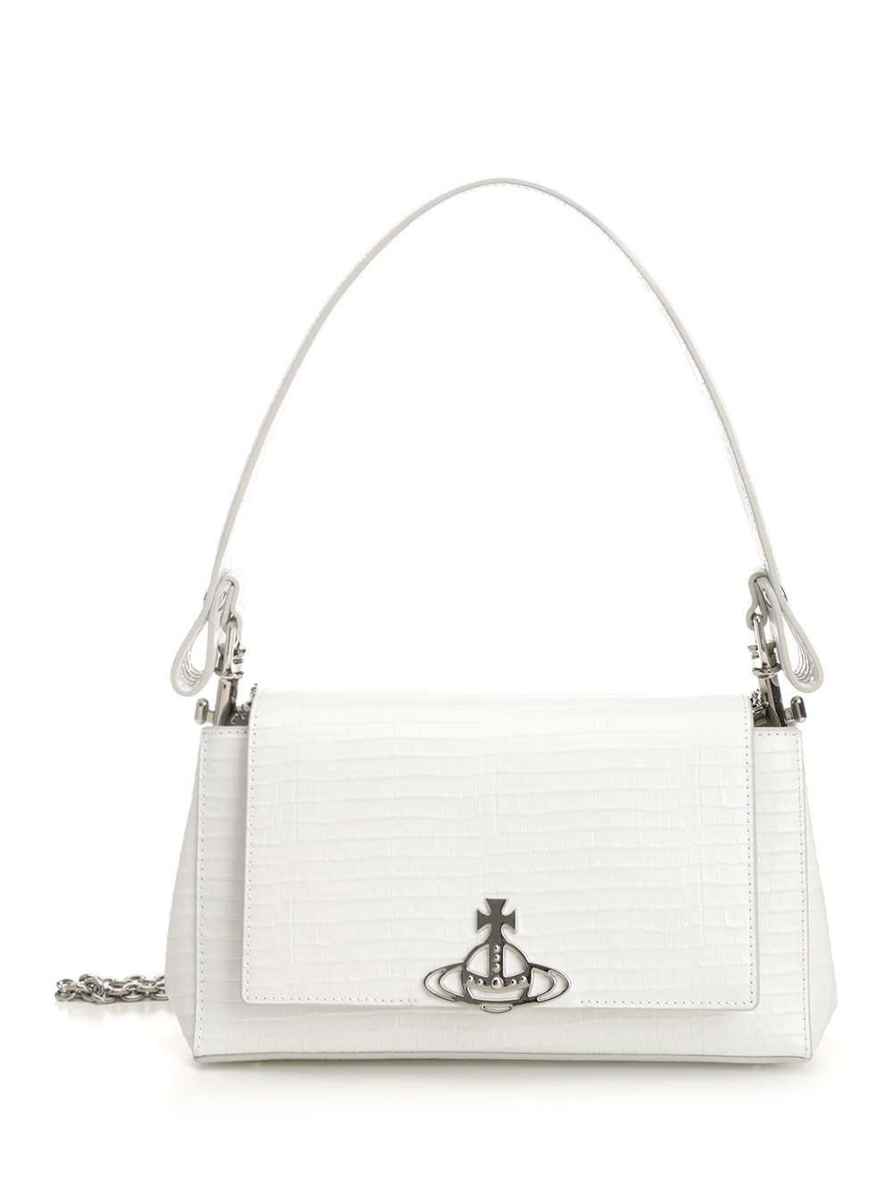 Medium "Hazel" leather bag 46020001WL00C0A401 (Vivienne Westwood / ハンドバッグ・ショルダーバッグ ) | Vivienne Westwood (ヴィヴィアン・ウェストウッド)