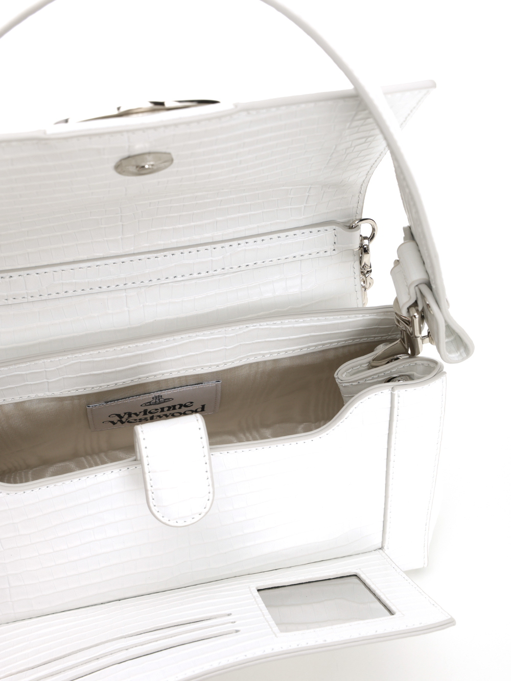 Medium "Hazel" leather bag 46020001WL00C0A401 (Vivienne Westwood / ハンドバッグ・ショルダーバッグ ) | Vivienne Westwood (ヴィヴィアン・ウェストウッド)(3)