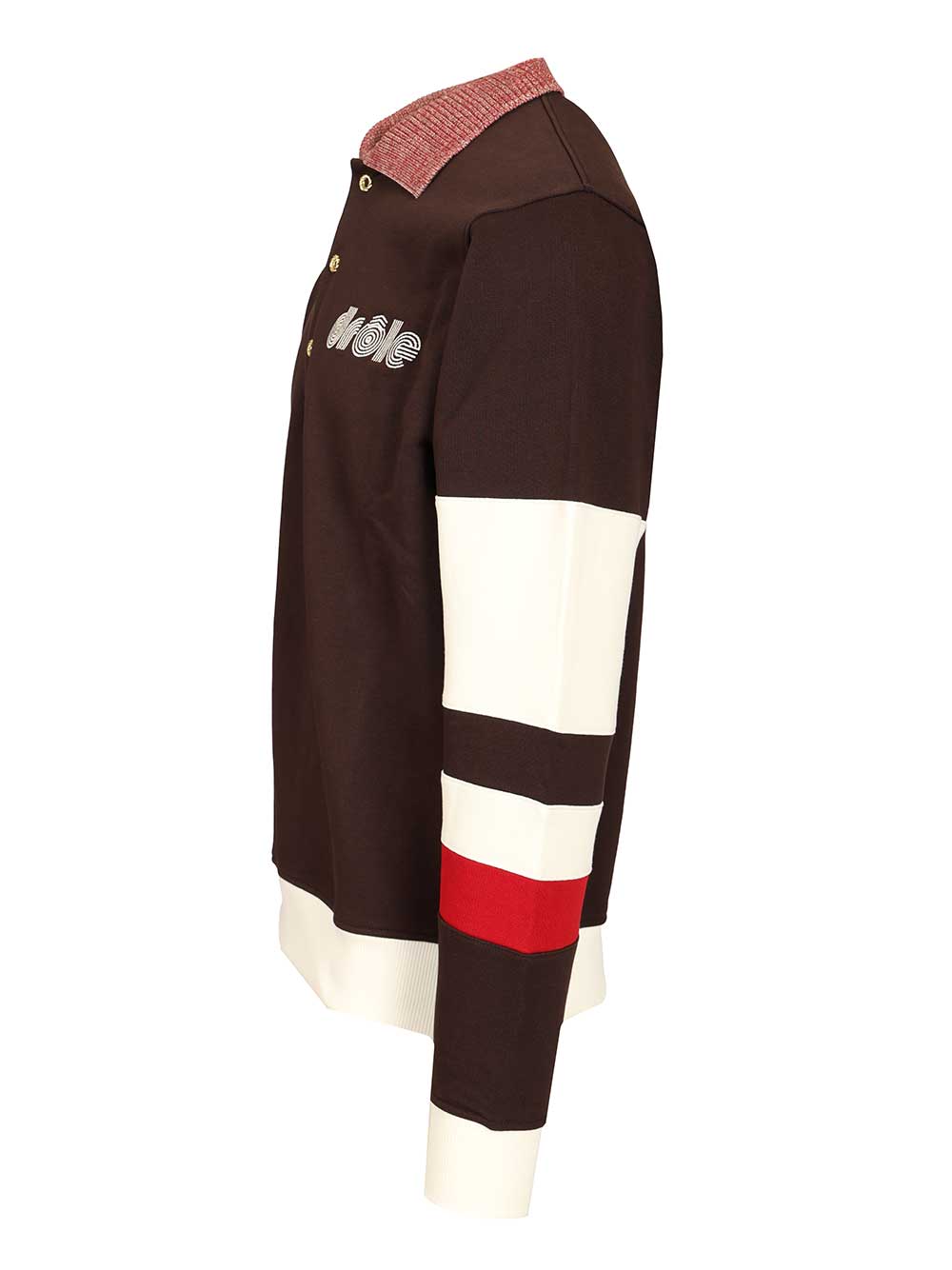 Long-sleeved polo shirt IPL157CO127DBN (Drôle De Monsieur / スウェット・フーディー ) | Drôle De Monsieur (ドロールドムッシュ)(2)