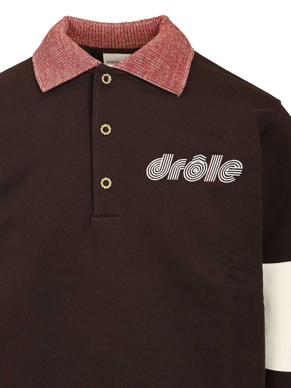 Long-sleeved polo shirt IPL157CO127DBN (Drôle De Monsieur / スウェット・フーディー ) | Drôle De Monsieur (ドロールドムッシュ)(3)