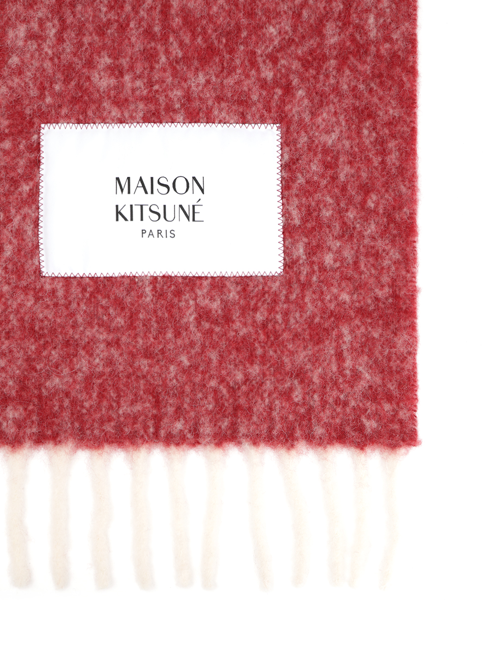 alpaca wool scarf PM06203WA00220390 (Maison Kitsuné / スカーフ・マフラー ) | Maison Kitsuné (メゾン キツネ)(1)