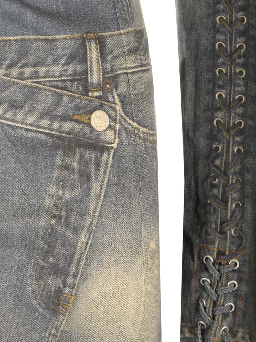 A20648 863-MID BLUE A20648863MID (Acne Studios / ワンピース・ドレス・オールインワン ) | Acne Studios (アクネ ストゥディオズ)(2)