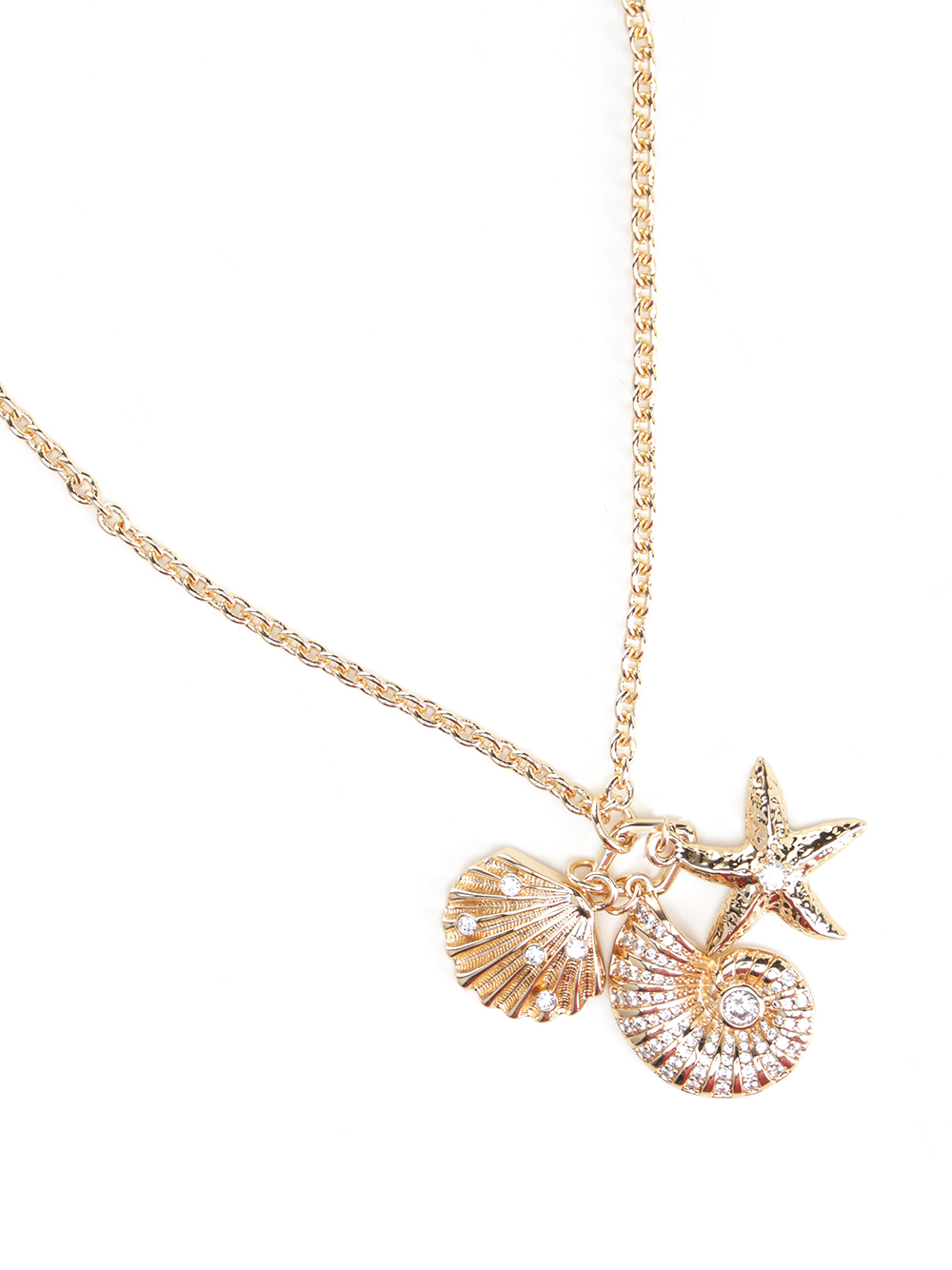 Multiple Pendant Necklace PF25636NGDGOLD (self-portrait / ネックレス ) | self-portrait (セルフ・ポートレイト)(1)