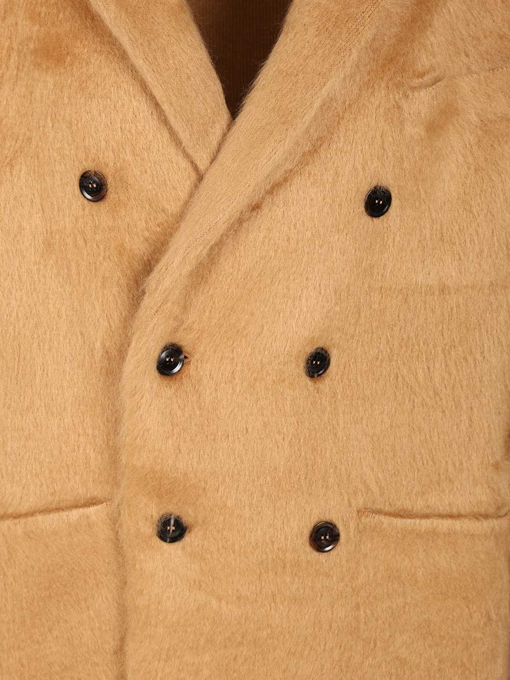Double-breasted mohair and cashmere jacket KJL005YMM013JB556 (TOM FORD / レザー&ファージャケット・コート ) | TOM FORD (トムフォード)(3)