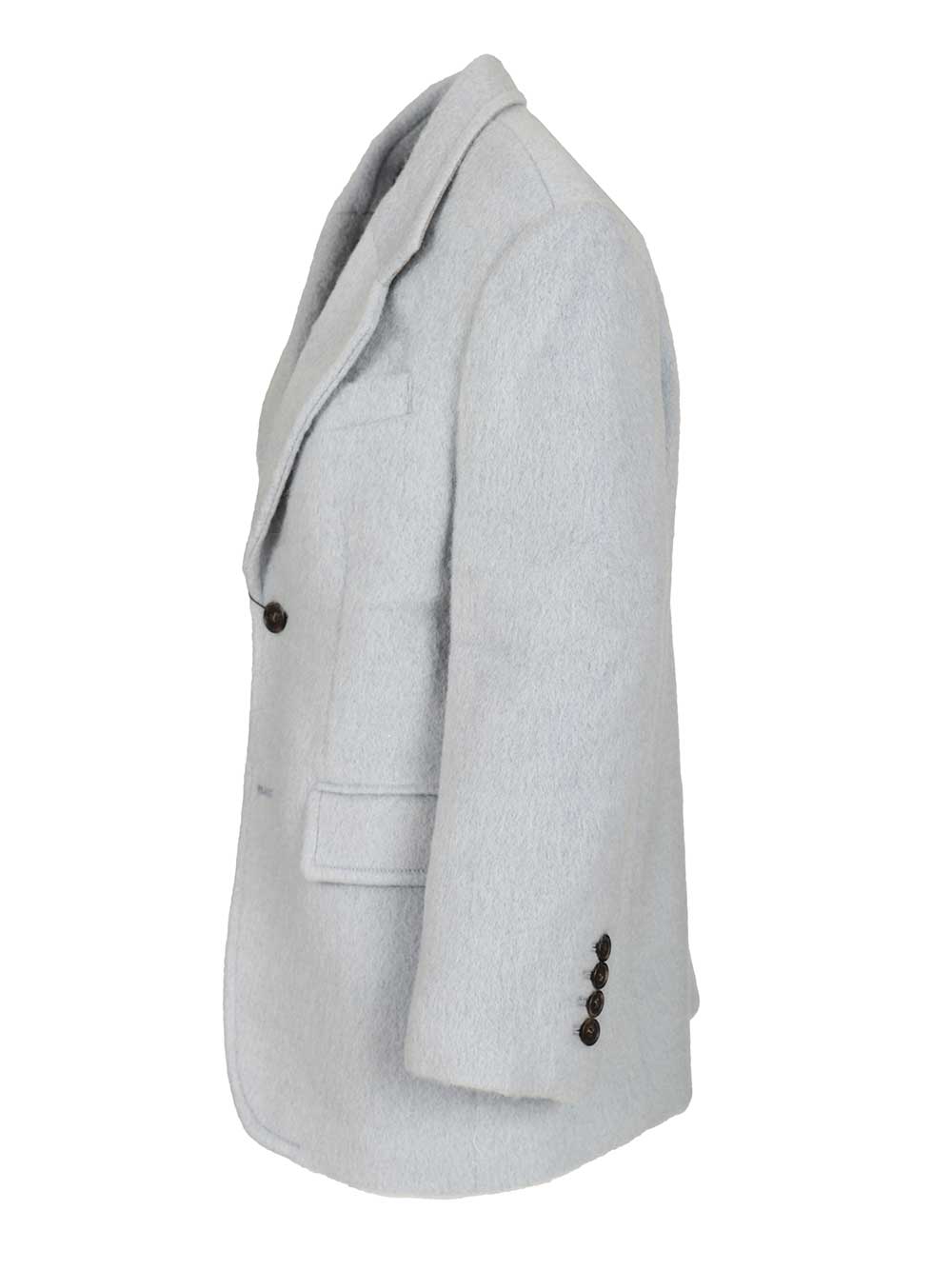 Wool and alpaca blend blazer UDJA5D123B1GREYISH (Dunst / ブレザー・ジャケット ) | Dunst (ダンスト)(2)