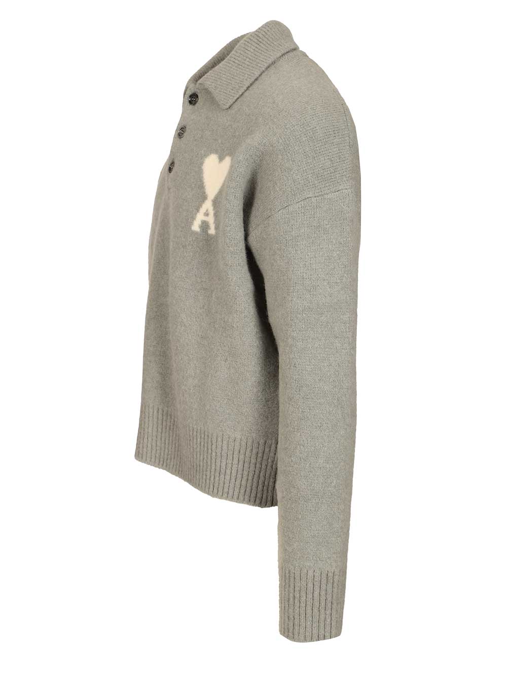 Ami de Coeur polo shirt H25UPL408KN0135058H25 (AMI Paris / ニット・セーター・カーディガン ) | AMI Paris (アミパリス)(2)