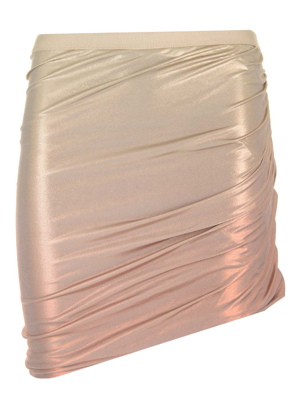 Metallic stretch viscose miniskirt LI01D6302 (Rick Owens / スカート ) | Rick Owens (リック オウエンス)