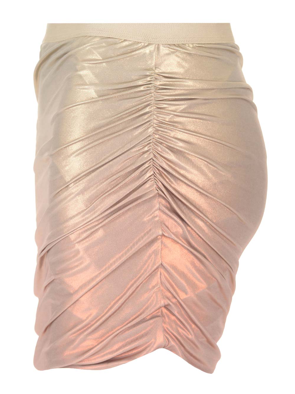 Metallic stretch viscose miniskirt LI01D6302 (Rick Owens / スカート ) | Rick Owens (リック オウエンス)(5)