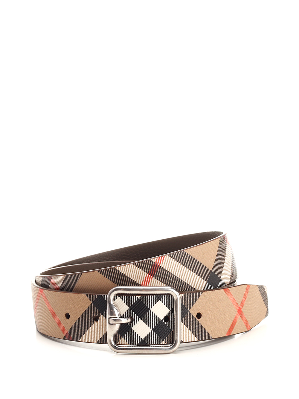 B Buckle Check Reversible Belt 8092046A2021 (Burberry / ベルト・サスペンダー ) | Burberry (バーバリー)