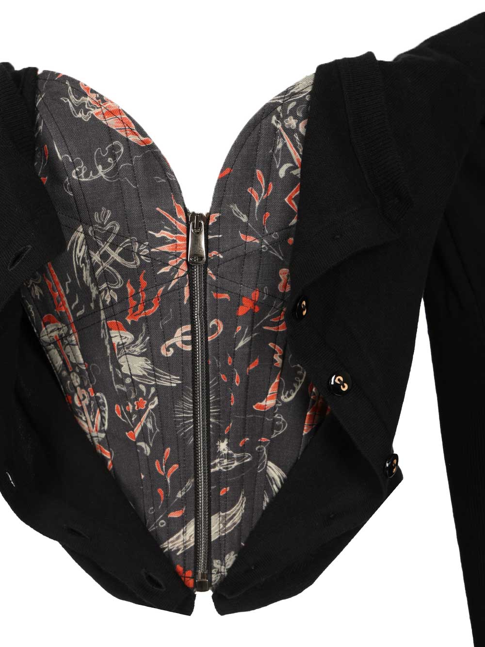 'Bea Corset' cardigan 1803002VY001VN401 (Vivienne Westwood / ニット・セーター・カーディガン ) | Vivienne Westwood (ヴィヴィアン・ウェストウッド)(4)