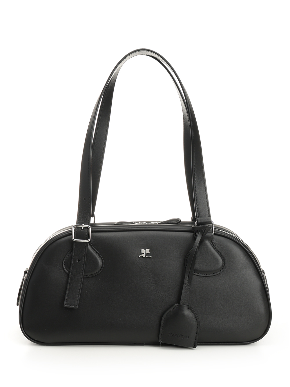 Medium "Friday" leather bag 325GSA191CR00659999 (Courrèges / ハンドバッグ・ショルダーバッグ ) | Courrèges (クレージュ)