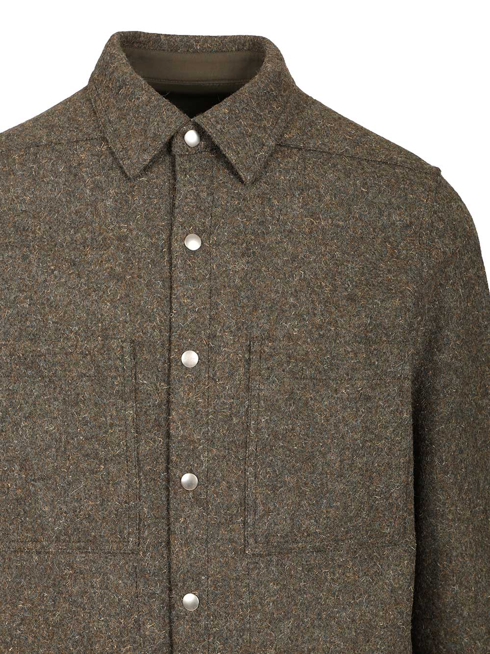 Wool overshirt RU02E1744WRU25 (Rick Owens / カジュアルジャケット ) | Rick Owens (リック オウエンス)(3)