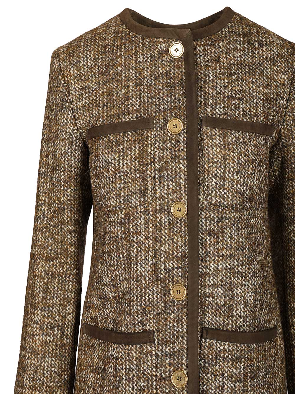Long boxy tweed blazer GWP02336P00209390108 (Golden Goose / ブレザー・ジャケット ) | Golden Goose (ゴールデングース)(3)