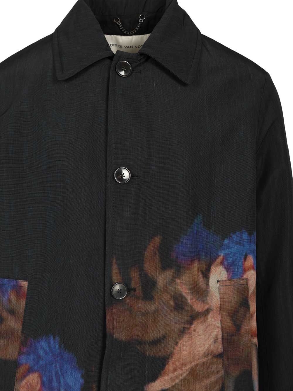 Printed wool-blend coat 2520202432068900 (Dries Van Noten / コート ) | Dries Van Noten (ドリスヴァンノッテン)(3)