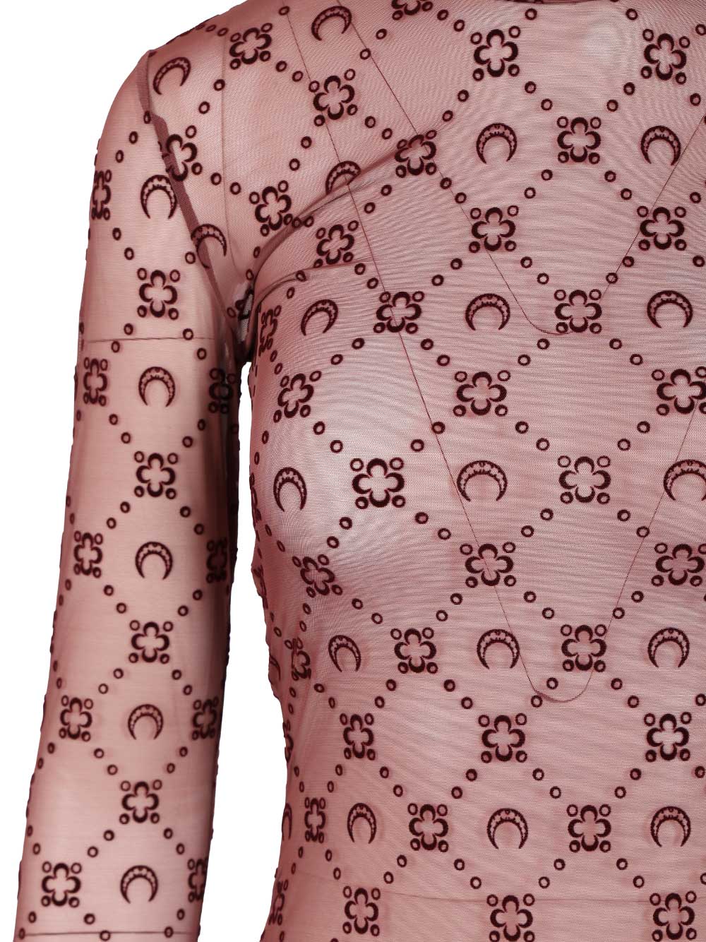 Moonogram Mini Crewneck Dress WDR267ACJER0005CJER0005PU70 (MARINE SERRE / ワンピース・ドレス・オールインワン ) | MARINE SERRE (マリーン セル)(3)