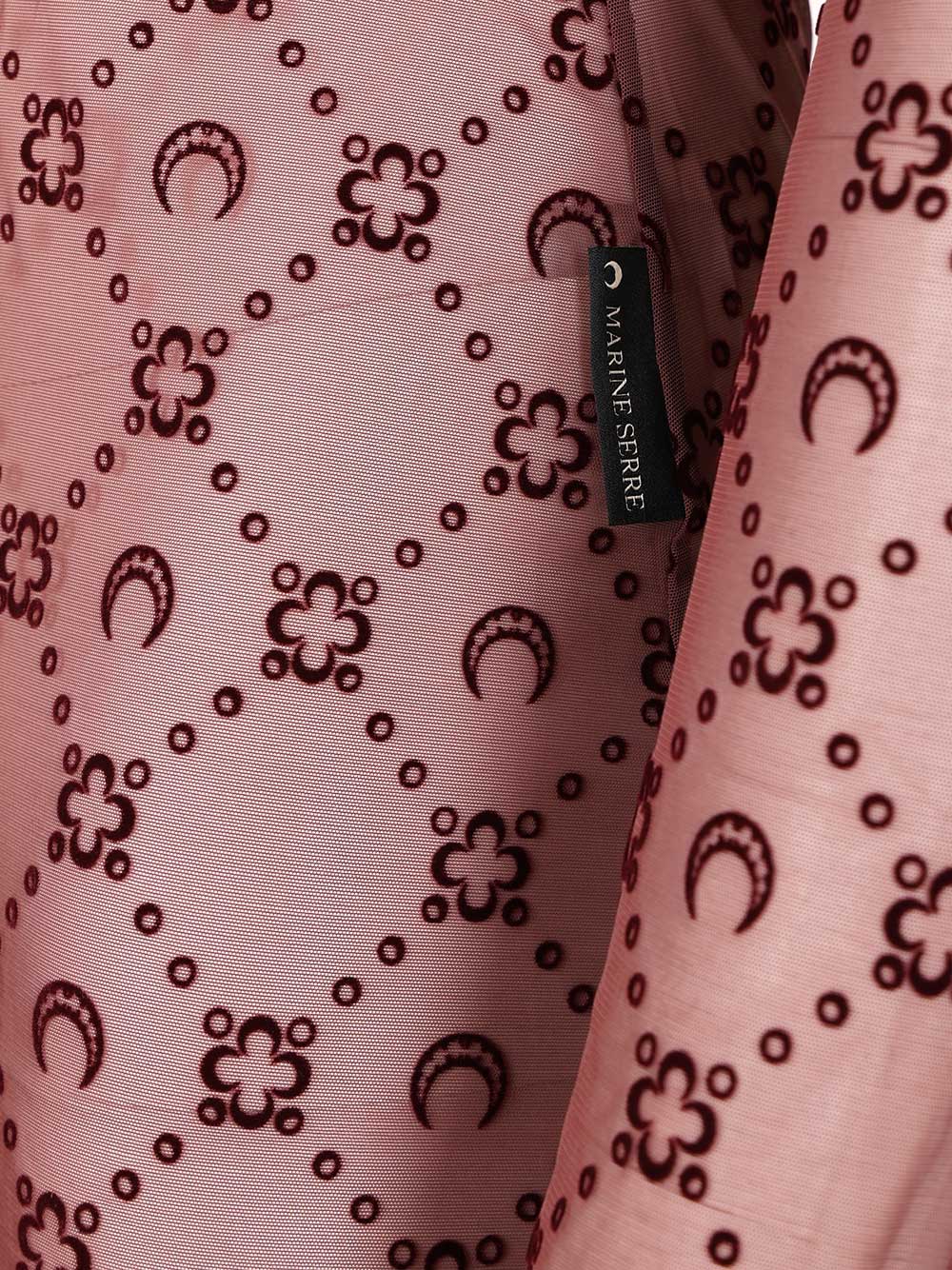 Moonogram Mini Crewneck Dress WDR267ACJER0005CJER0005PU70 (MARINE SERRE / ワンピース・ドレス・オールインワン ) | MARINE SERRE (マリーン セル)(4)