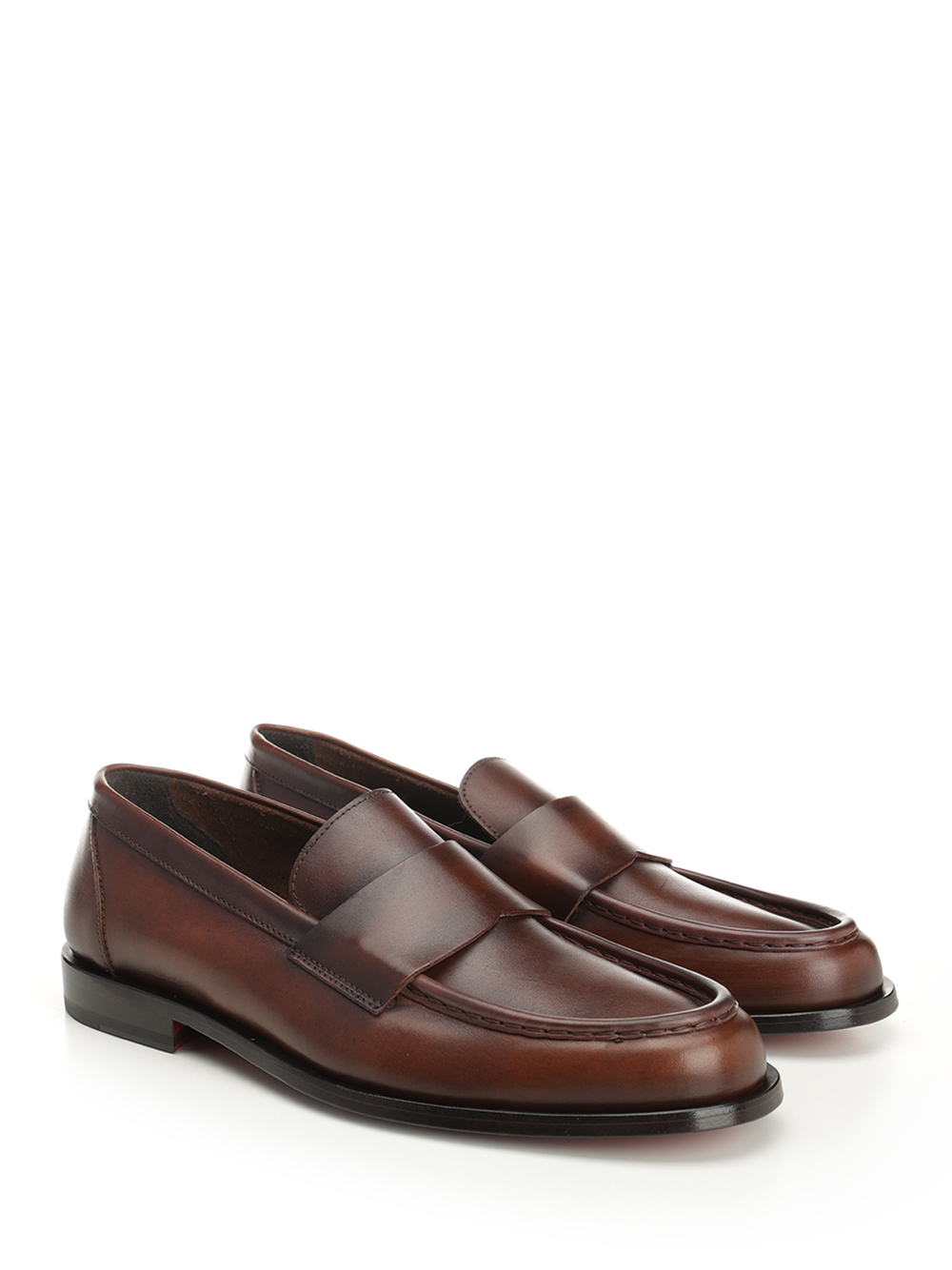 Brown mocassin 1866CLUBBINTABACCO (Corvari / ローファー ) | Corvari (コルバリ)(1)