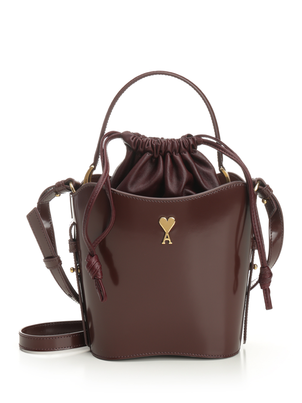 "Paris Paris" Mini Bucket Bag H25ULL012AL0139692H25 (AMI Paris / ハンドバッグ・ショルダーバッグ ) | AMI Paris (アミパリス)