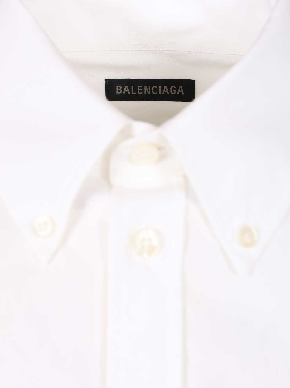 cotton poplin button-down shirt 850816TRM289000 (Balenciaga / シャツ・ブラウス ) | Balenciaga (バレンシアガ)(3)