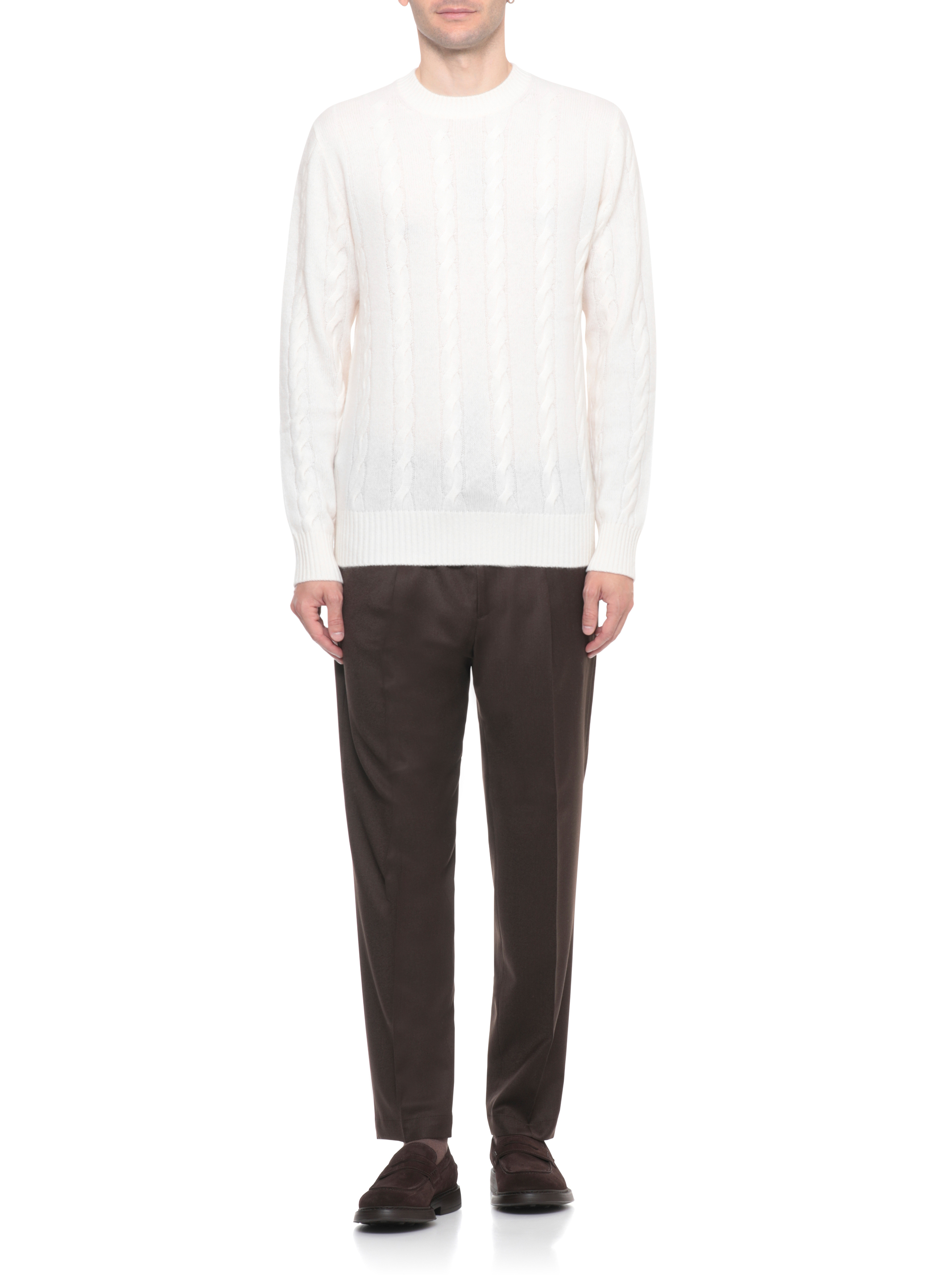 Doucal's Flat shoes Brown DU2726BRUXUF009TM23PENNYADLERTERREFDOTMORO (DOUCAL'S / ローファー ) | DOUCAL'S (デュカルス)(1)