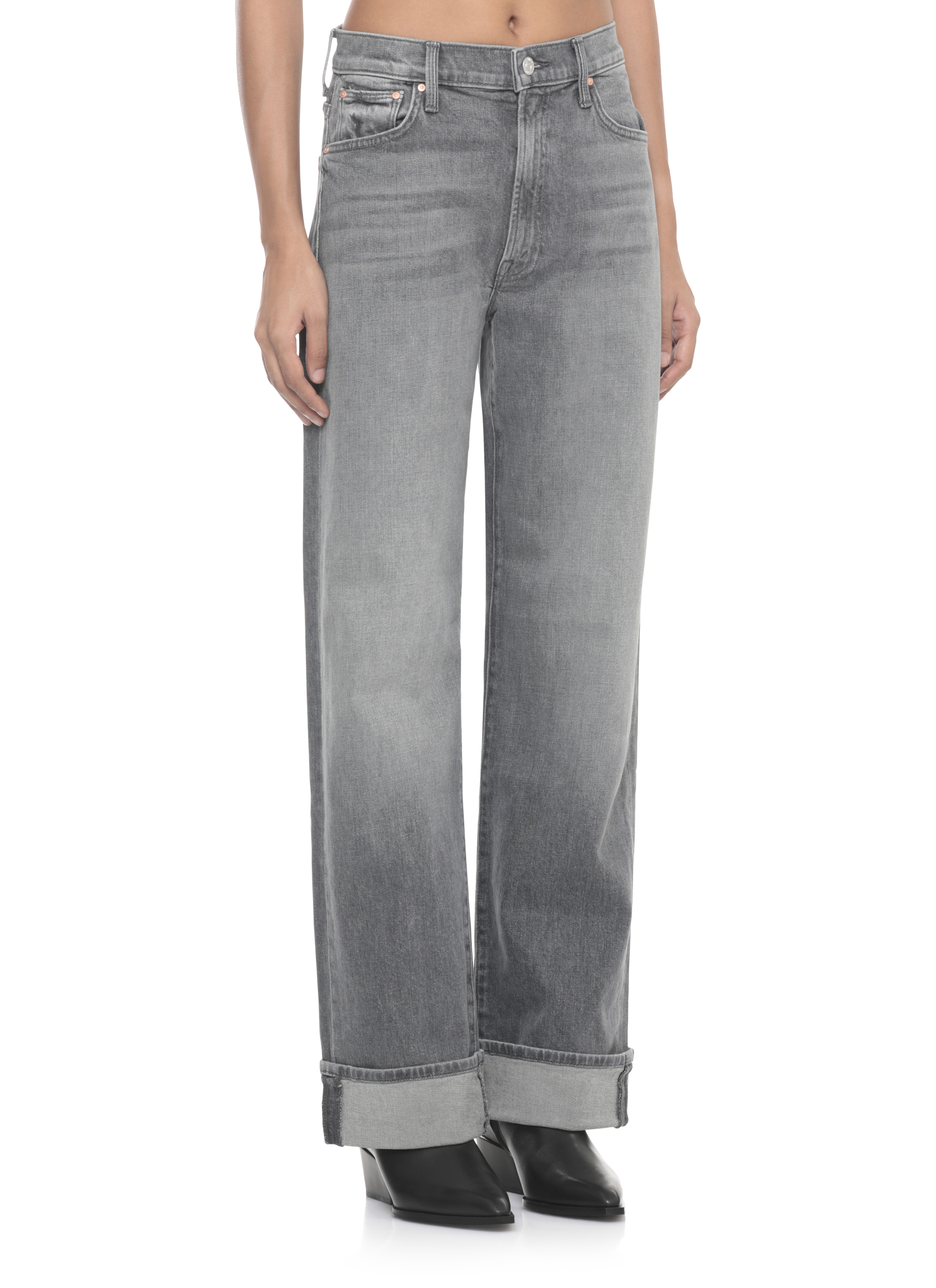 Mother Jeans Grey 10968515THEDODGERSKIMPSuperOSH (MOTHER / ジーンズ ) | MOTHER (マザー)(1)