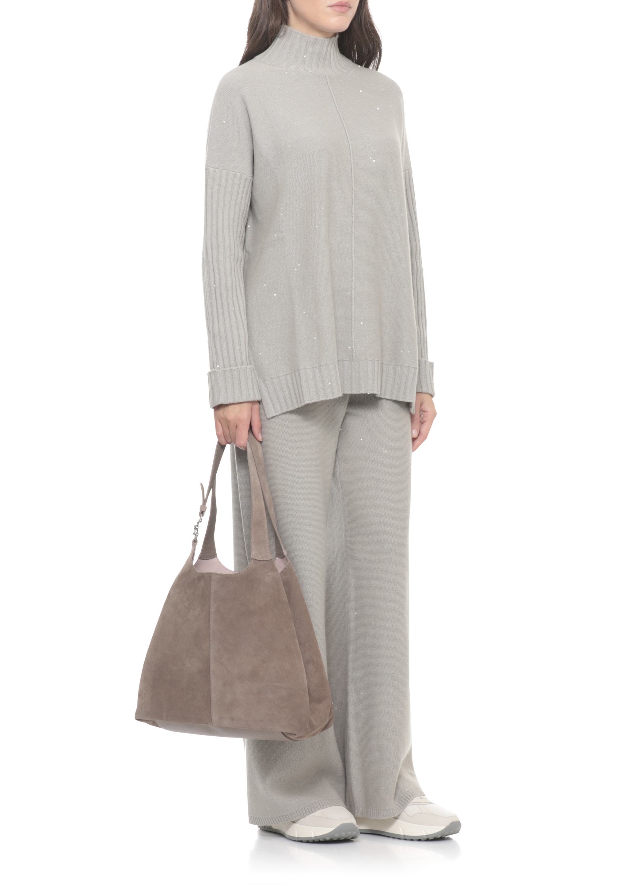 Panicale Trousers Grey D370350PA37D210640 (PANICALE / パンツ ) | PANICALE (パニカーレ)(4)