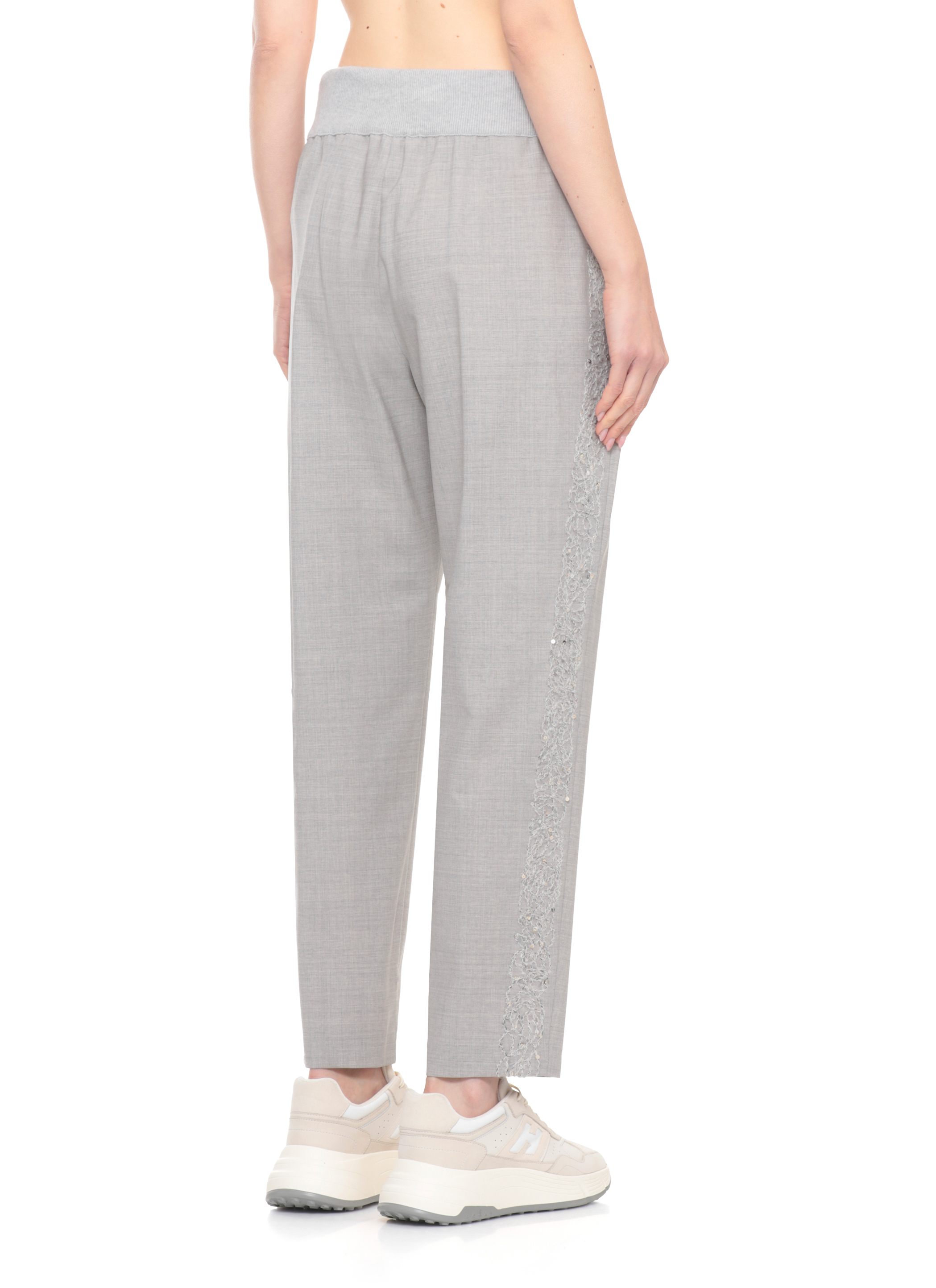 Panicale Trousers Grey D370010PA37D07B0911 (PANICALE / パンツ ) | PANICALE (パニカーレ)(2)