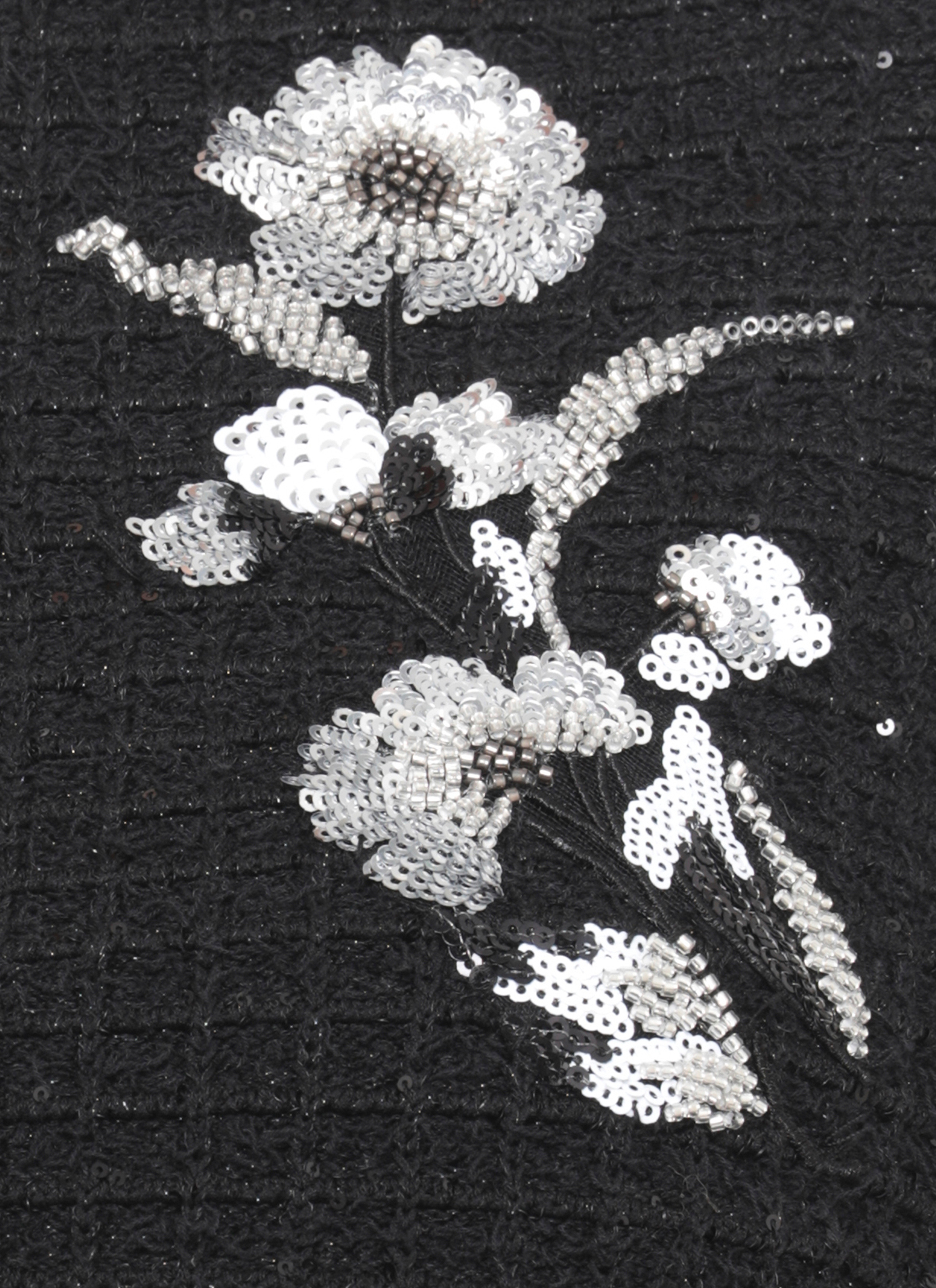 SELF PORTRAIT Jackets Black SC25013JBBLACKFLORALTEXTBLACK (self-portrait / ブレザー・ジャケット ) | self-portrait (セルフ・ポートレイト)(3)