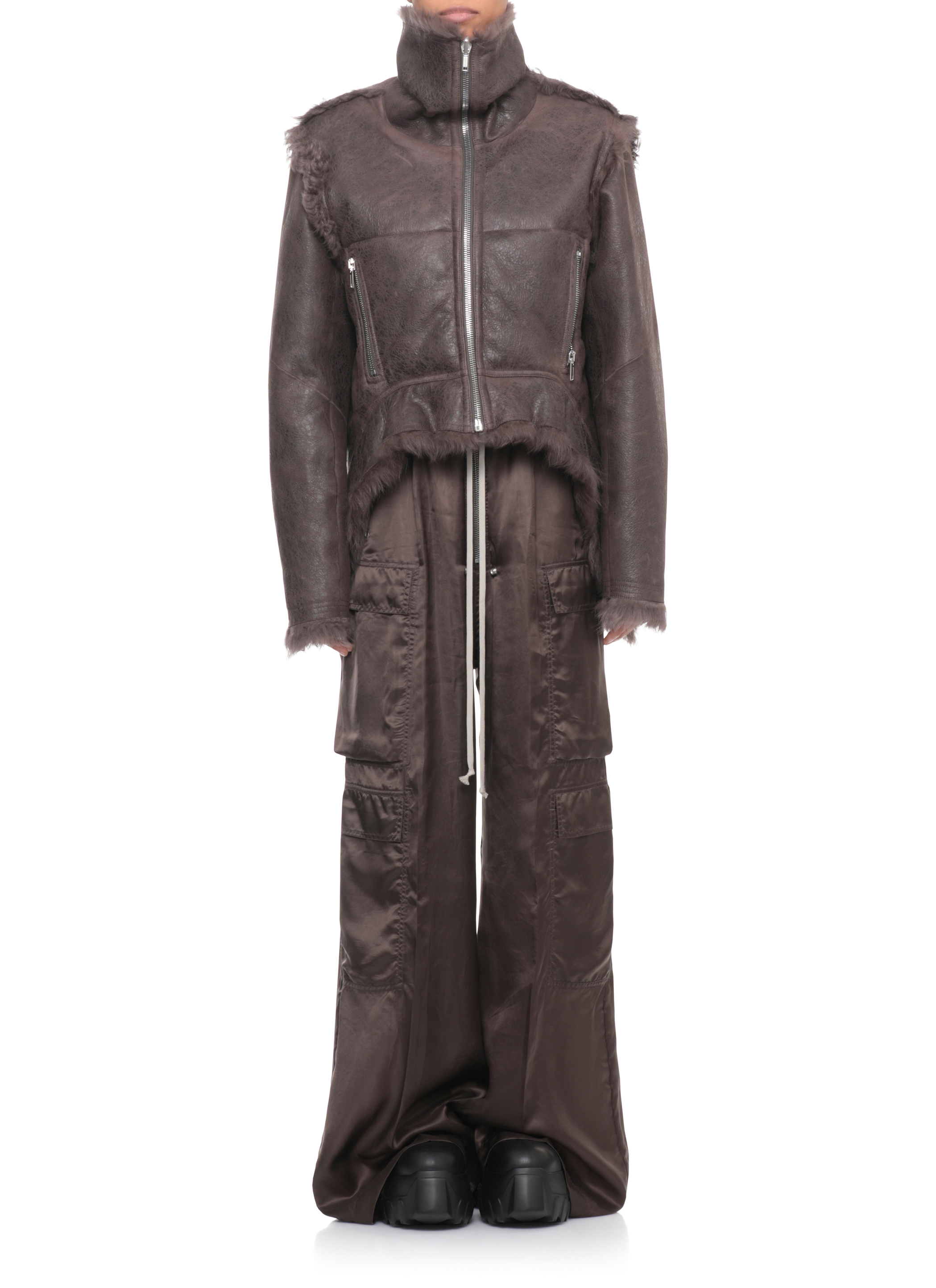 Rick Owens Trousers Brown RP02E4327K78 (Rick Owens / パンツ ) | Rick Owens (リック オウエンス)(4)