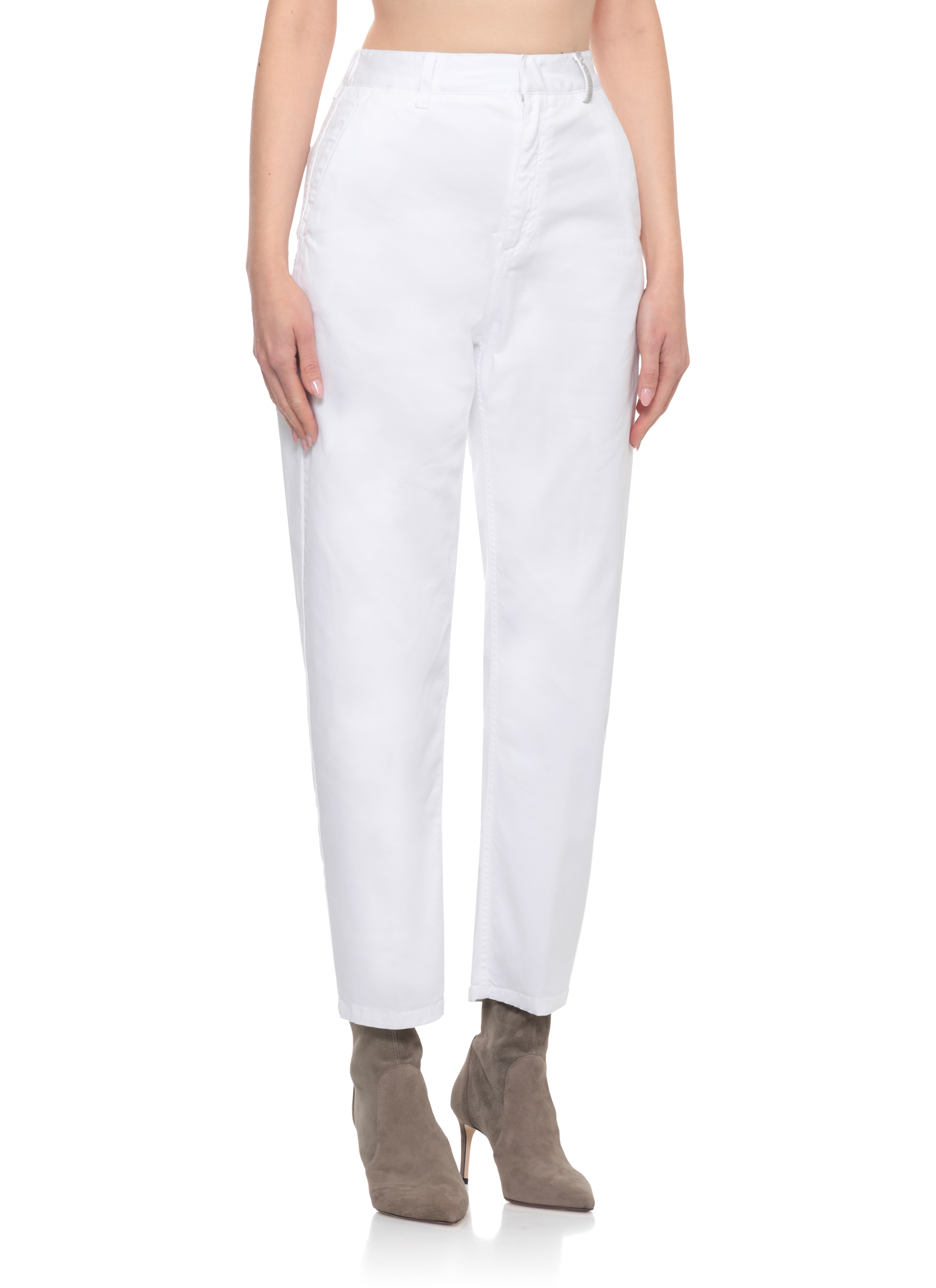 Panicale Trousers White D370052PA37D600100 (PANICALE / パンツ ) | PANICALE (パニカーレ)(1)