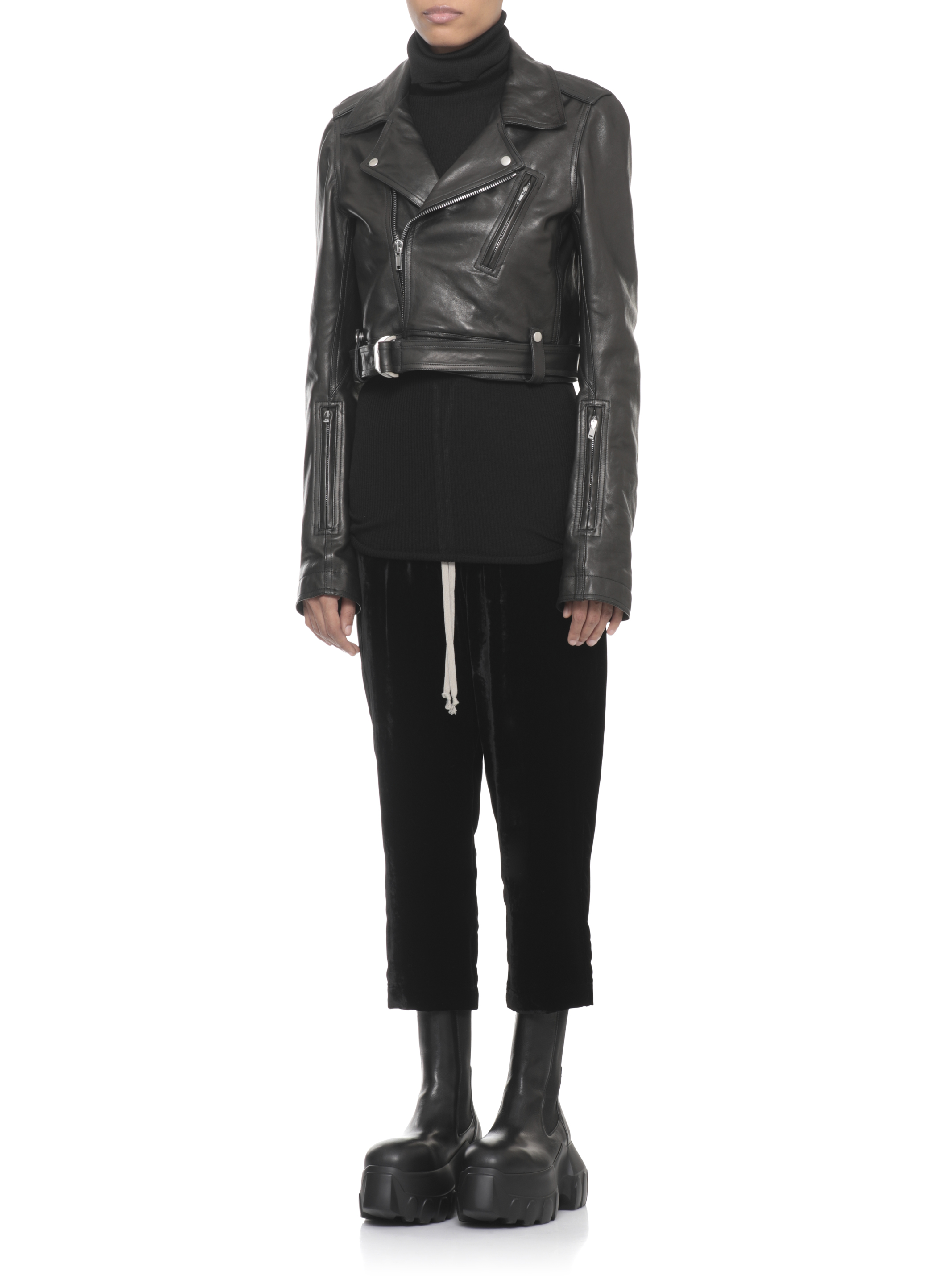 Rick Owens Jackets Black RP02E4766LNV09 (Rick Owens / カジュアルジャケット ) | Rick Owens (リック オウエンス)(1)