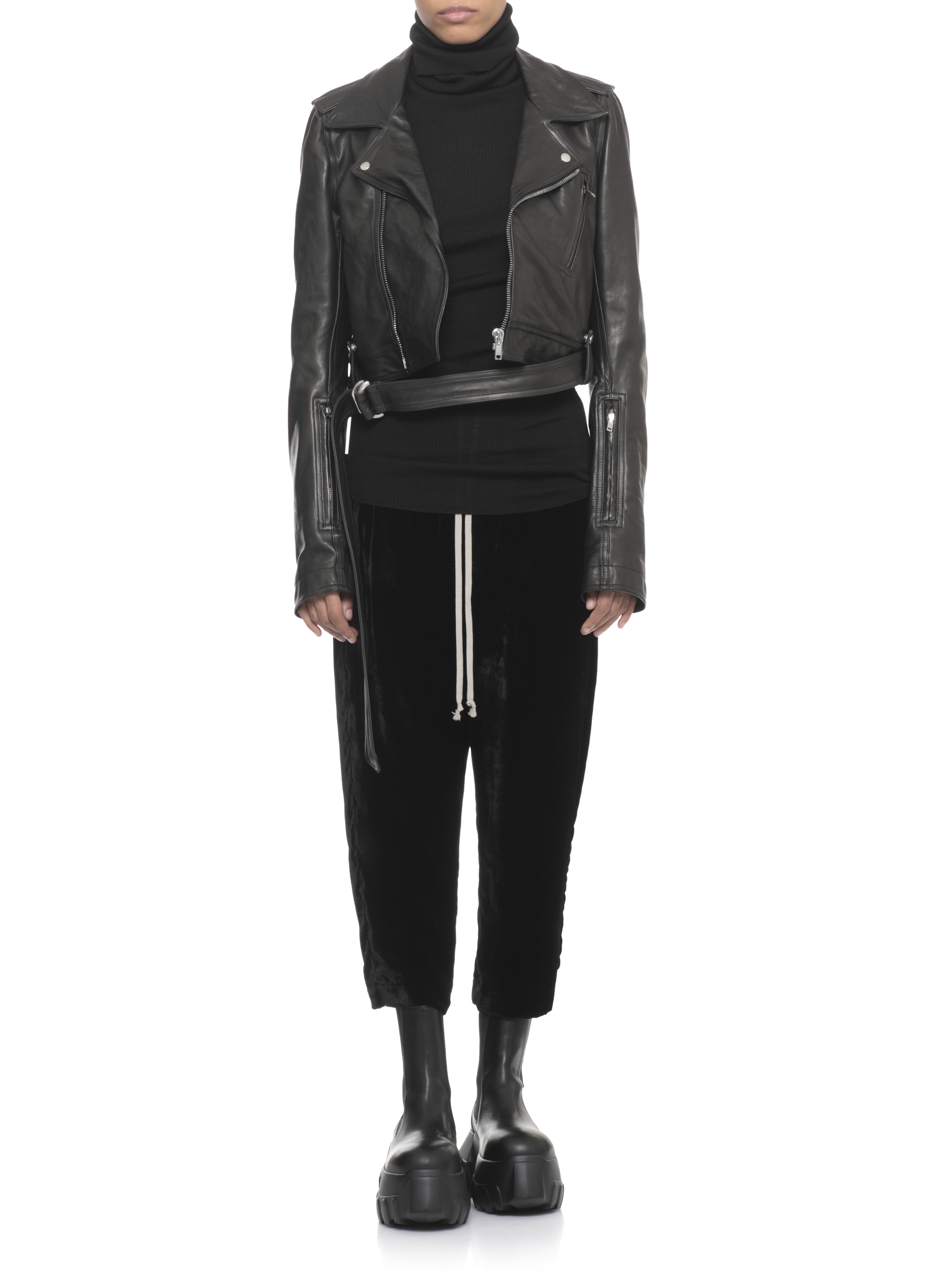 Rick Owens Jackets Black RP02E4766LNV09 (Rick Owens / カジュアルジャケット ) | Rick Owens (リック オウエンス)(4)